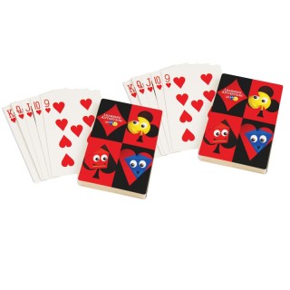 Learning Advantage® Giant Playing Cards, 4.50" x 6.75", 52 Per Pack, 2 Packs