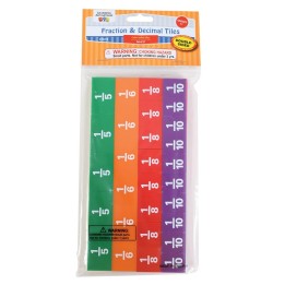 Learning Advantage® Fraction/Decimal Tiles - Set of 51