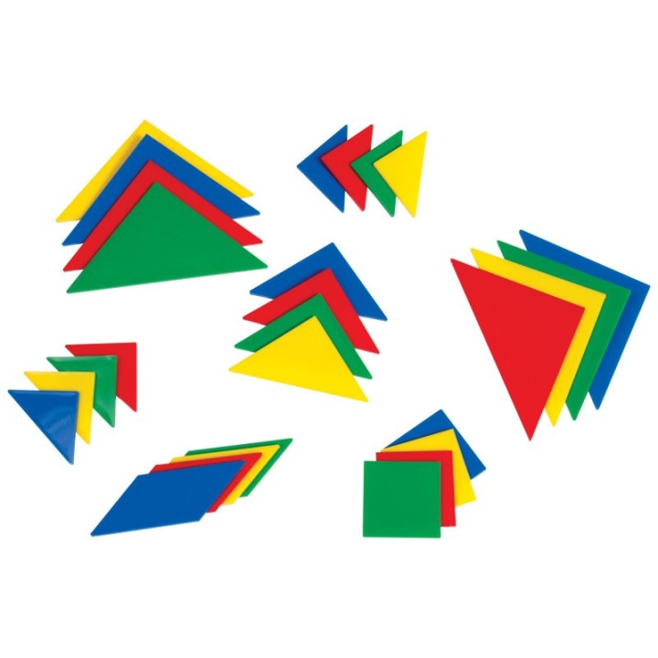 Learning Advantage® Tangrams - Set of 4 - 28 Pieces