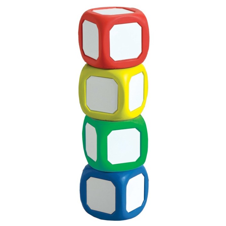 Learning Advantage® Write-On Wipe-Off Dice - Small - Set of 4