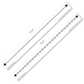 Learning Advantage® Student F.U.N. Empty Number Line - Set of 10