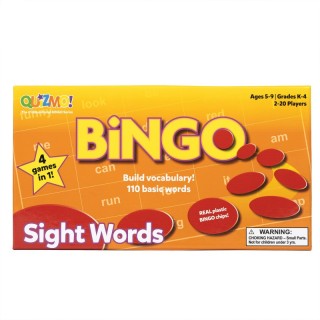 Learning Advantage® QUIZMO® Sight Words - Bingo-Style Vocabulary Game