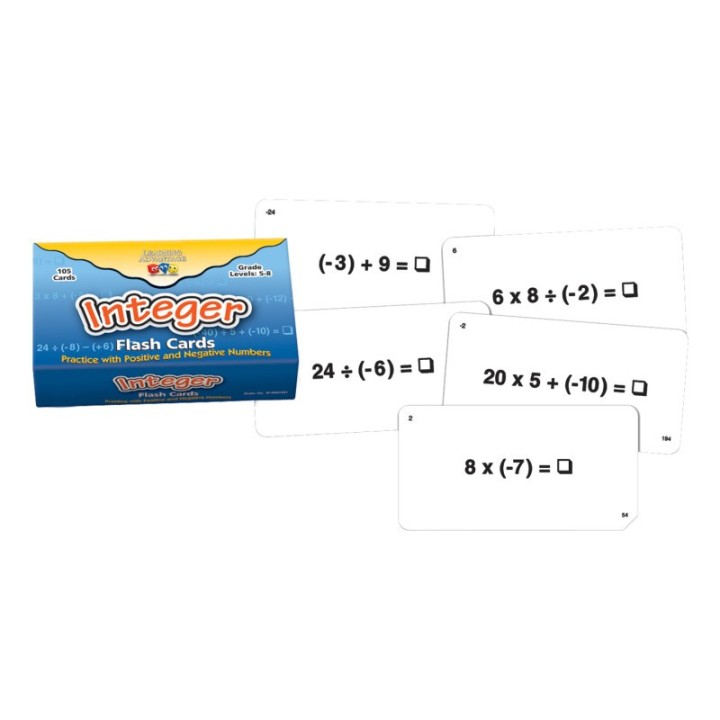 Learning Advantage® Integer Flash Cards