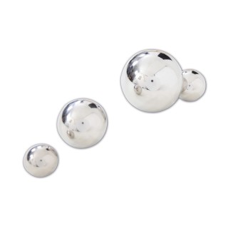 TickiT® Sensory Reflective Balls - Silver - Set of 4