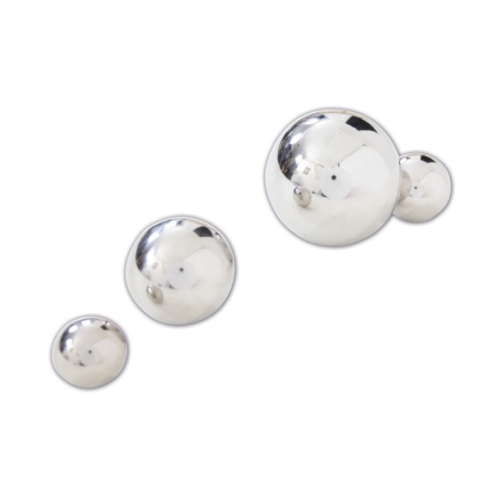 TickiT® Sensory Reflective Balls - Silver - Set of 4