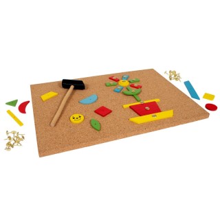 READY 2 LEARN™ Tack A Tile - Wooden Hammer Toy
