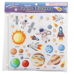 READY 2 LEARN™ Foam Stickers, Space, Pack of 152
