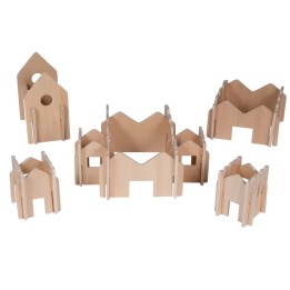 The Freckled Frog Happy Architect - Natural - Set of 28