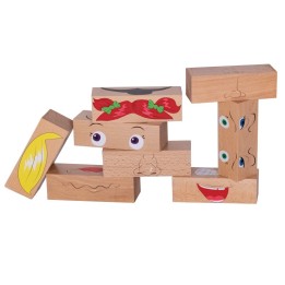 The Freckled Frog How Am I Feeling Blocks - Set of 8