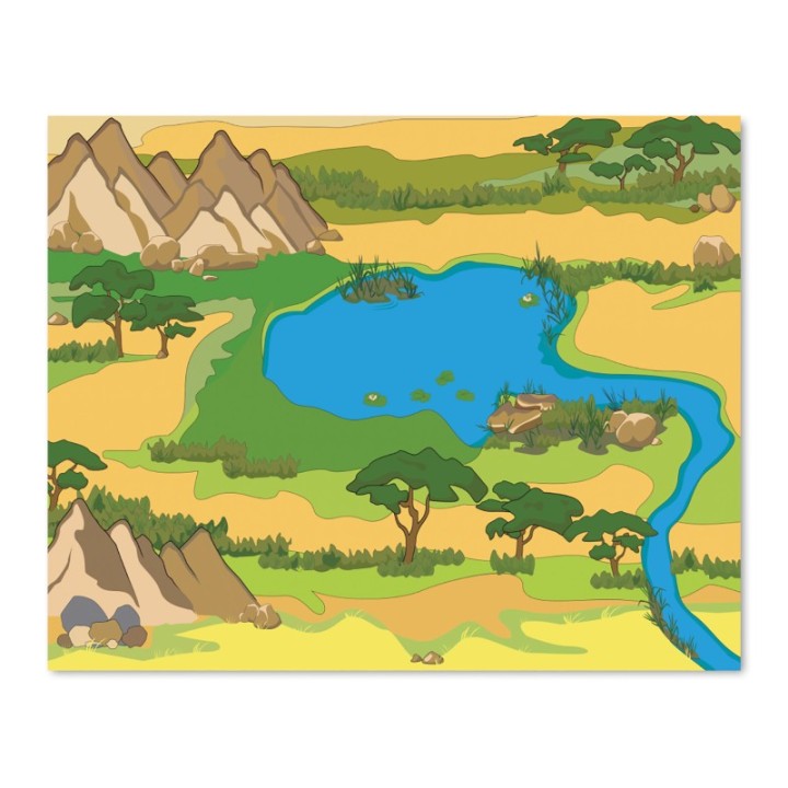 The Freckled Frog Wilderness Floor Mat