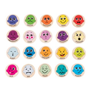 Spark & Wow Emotions Wooden Magnets
