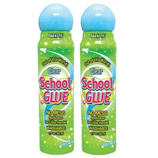 Crafty Dab® Dab'n Stic School Glue, 1.7 oz, 6 Per Pack, 2 Packs