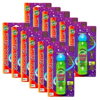Crafty Dab® School Glue, Clear, 1.7 oz, Pack of 12