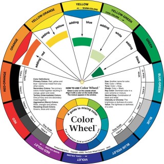 The Color Wheel Company Color Wheel, 9-1/4" Diameter