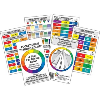 The Color Wheel Company Artist's Color Wheel Pocket Mixing Guide