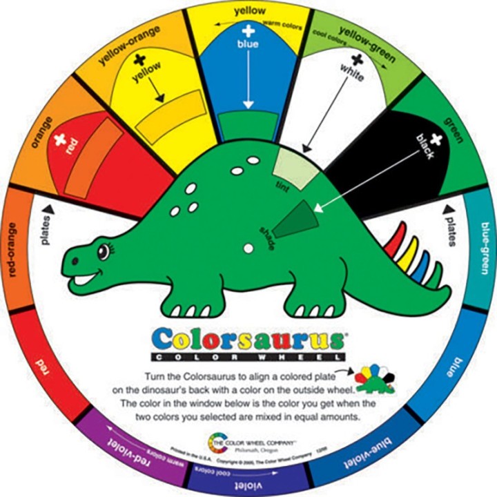 The Color Wheel Company Colorsaurus (Children's Color Wheel)