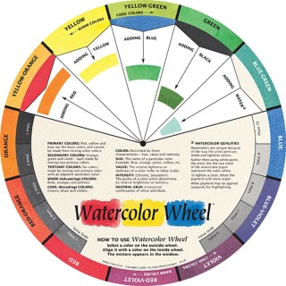 The Color Wheel Company Watercolor Wheel, 9-1/4" Diameter