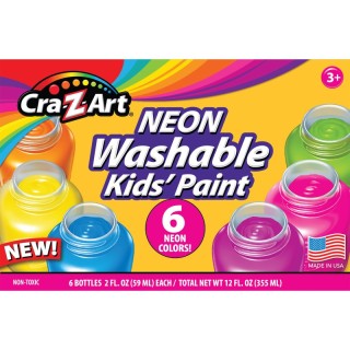 Cra-Z-Art® Washable Neon Paint, 6 Count
