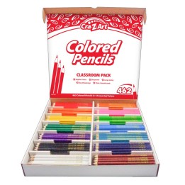 Cra-Z-Art® Colored Pencil Classroom Pack, 14 color, Box of 462