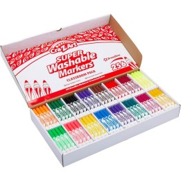 Cra-Z-Art® Washable Broad Line Markers Classroom Pack, 256 Count