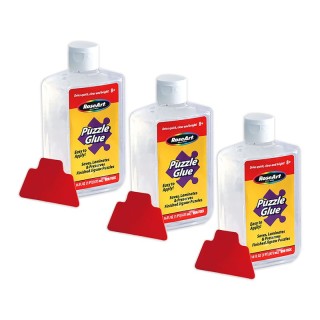 RoseArt Puzzle Glue with Applicator, 16oz., Pack of 3
