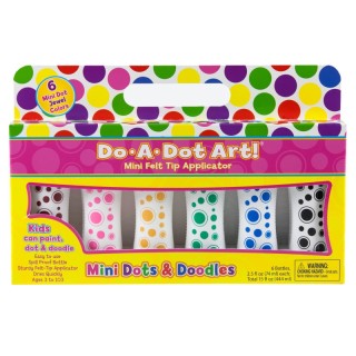 Do-A-Dot Art!® Mini Jewel Tone Dot Markers, 6 Colors