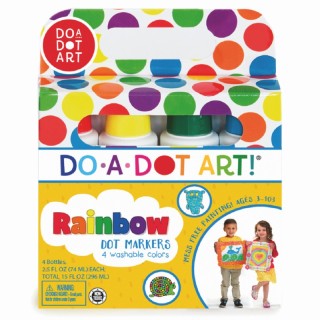 Do-A-Dot Art!® Washable Rainbow Dot Markers, 4 Count