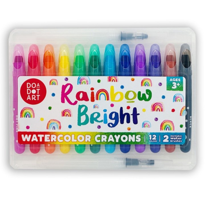 Do-A-Dot Art!® Rainbow Bright Watercolor Crayons, Pack of 12