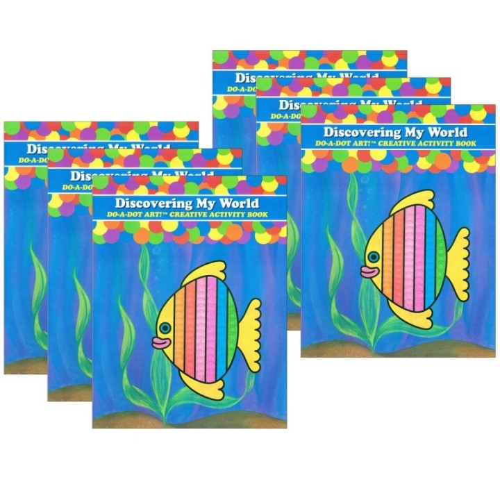 Do-A-Dot Art!® Discovering My World Creative Art & Activity Book, Pack of 6