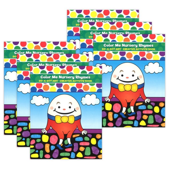 Do-A-Dot Art!® Color Me Nursery Rhymes Creative Art & Activity Book, Pack of 6