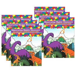 Do-A-Dot Art!® Discovering Mighty Dinosaurs Creative Art & Activity Book, Pack of 6