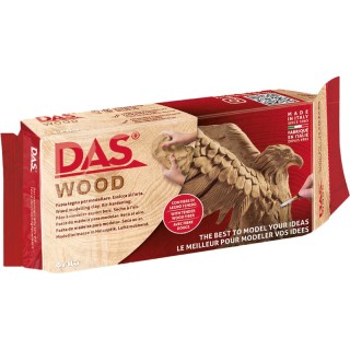 DAS® Modeling Clay Air Hardening, Wood, 700g