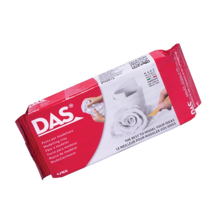 DAS® Modeling Clay Air Hardening, White, 1.1lb