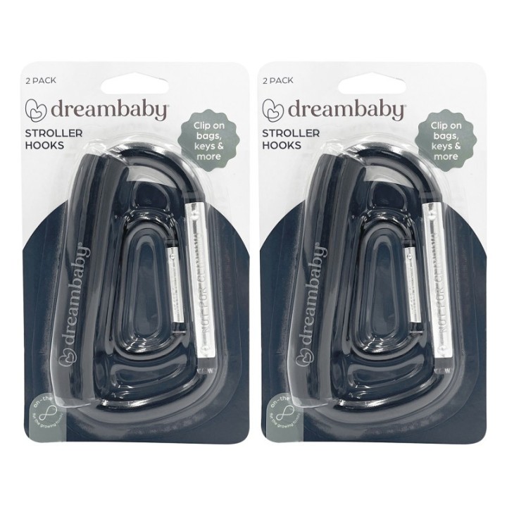 Dreambaby® Stroller Hooks, 2 Per Pack, 2 Packs
