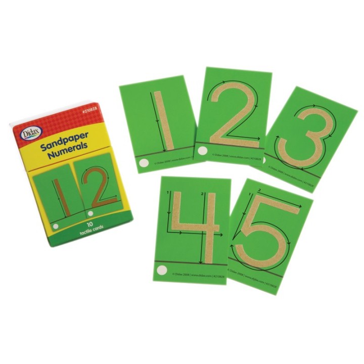 Didax® Tactile Sandpaper Numerals