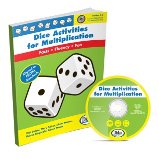Didax® Dice Activities for Multiplication Book & CD