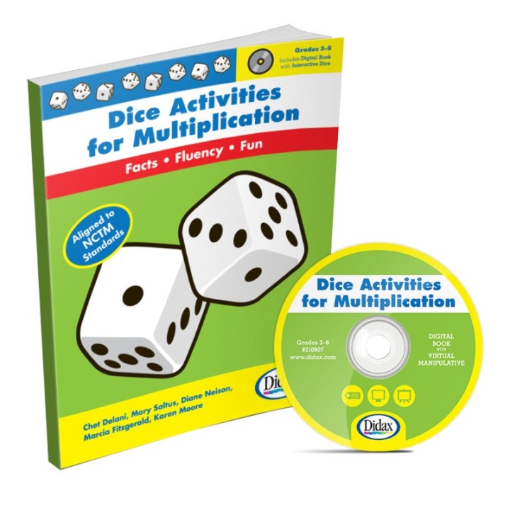 Didax® Dice Activities for Multiplication Book & CD