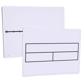 Didax® Write-On/Wipe-Off Part-Part-Whole/Number Line Mats, Pack of 10