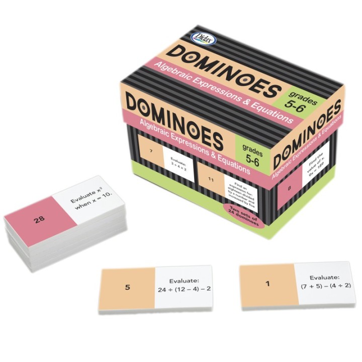 Didax® Algebraic Expressions and Equations Dominoes
