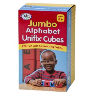 Didax® Jumbo Alphabet Unifix® Cubes, Set of 30