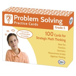 Didax® Problem Solving Practice Cards, Grade 5