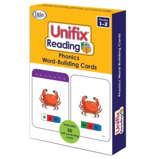 Didax® Unifix Reading: Phonics Word-Building Cards, Grade 1-2