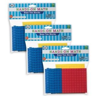 Didax® Foam Base Ten Blocks, 111 Per Pack, 3 Packs