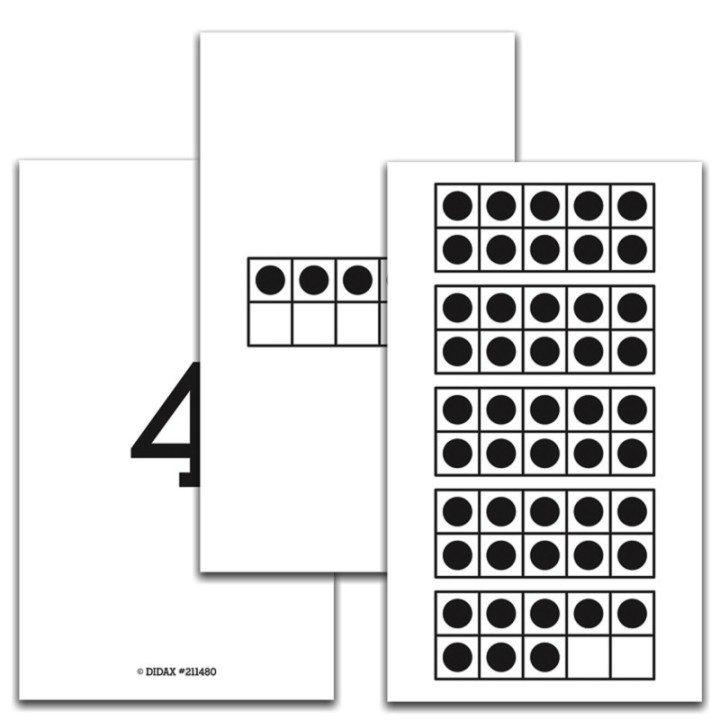 Didax® 1-50 Ten-Frame Cards