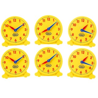 Didax® 5" Student Clocks, Set of 6