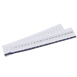 Didax® Write-On/Wipe-Off 1-20 Number Path, Set of 10