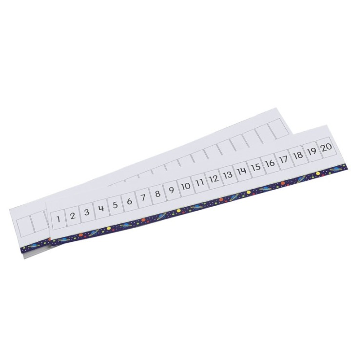Didax® Write-On/Wipe-Off 1-20 Number Path, Set of 10