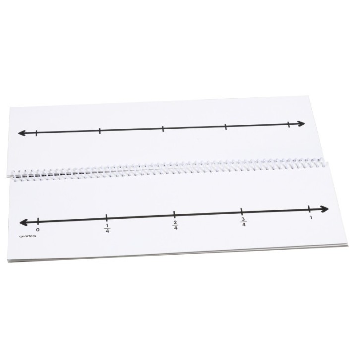 Didax® Fraction Number Line Flip Book