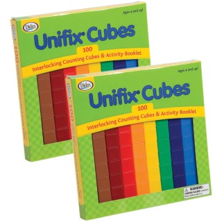 Didax® UNIFIX® Cube Set, 100 Per Pack, 2 Packs