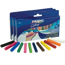Prang® Pastello™ Chalk Pastel, 12 Per Pack, 3 Packs